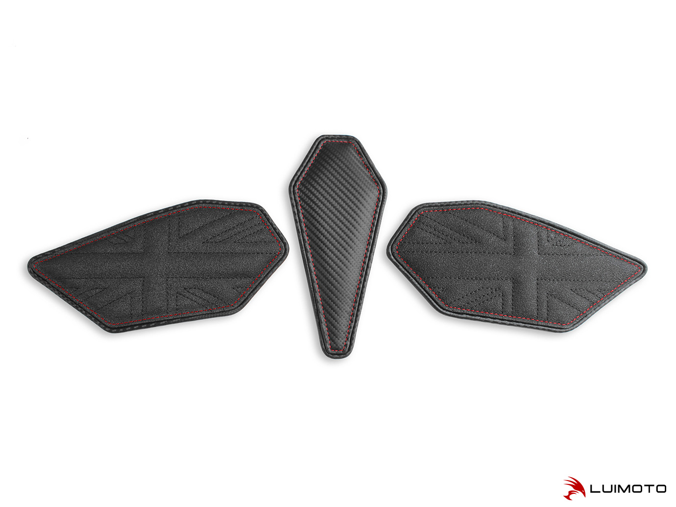 LUIMOTO TANK LEAF UNION JACK Tank Pads for the Triumph DAYTONA 765